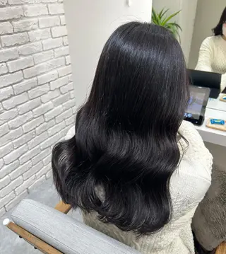 セミロング カラー ヘアアレンジ 髪質改善&艶感カラー 🪄岡井美結のヘアスタイル