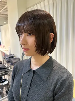 ショート HANAME 原宿美容室のヘアスタイル