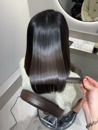 ミディアム 銀座No.1髪質改善 縮毛矯正/本木のヘアスタイル