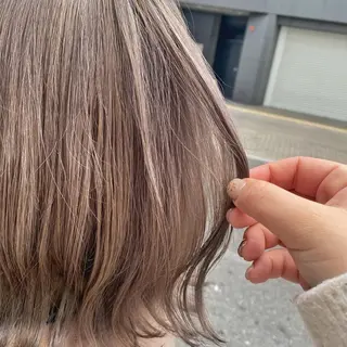 ミディアム カラー 透明感カラー/京橋/ reikoのヘアスタイル