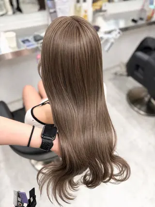 カラー 透明感ベージュ🎀 Anju/渋谷🎀のヘアスタイル