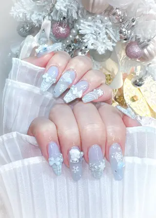 ネイル ワンホン、かわいい系 🎀ななみのネイルデザイン