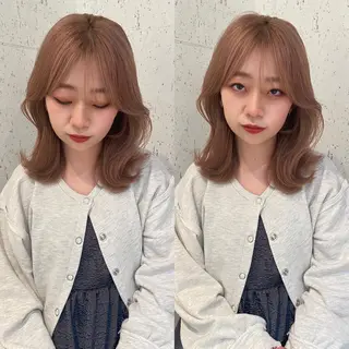 ミディアム カラー mai / linoah˚✧のヘアスタイル