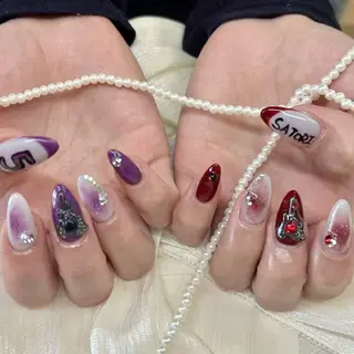 ネイル 🎀kira 長さだし💗モチ最高のネイルデザイン