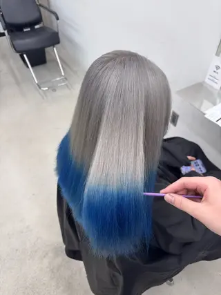 カラー Asami／名古屋／ ハイトーン／デザインのヘアスタイル