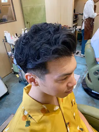 ショート ヘアアレンジ メンズ メンズカット/パーマ 福島区SOSOのヘアスタイル