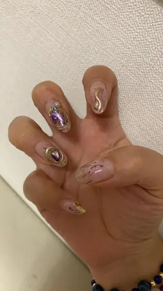 ネイル 🦋ネイルサロン ブラン🌈ゆりのネイルデザイン