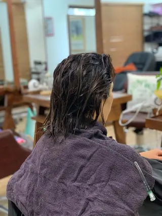 ミディアム 【清瀬】パサツキ 広がり改善川合剛史のヘアスタイル