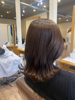 セミロング 髪質改善/縮毛/小林 水葵のヘアスタイル