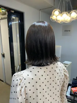 ミディアム カラー レイヤー×髪質改善✨ 渋谷/佐藤侑哉のヘアスタイル