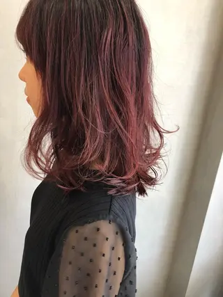 セミロング ゴトウ ノブヒトのヘアスタイル