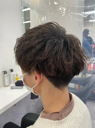 ミディアム ヘアアレンジ メンズ メンズ特化 水口湧太のヘアスタイル