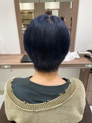 ショート カラー 菊池 遼/透明感 /韓国レイヤー/艶感のヘアスタイル