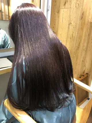 ロング カラー パーマ ヘアアレンジ メンズ キッズ ネイル マツエク・マツパ アイブロウ お洒落パーマ/ボブ ❄️Tomoka❄️のヘアスタイル