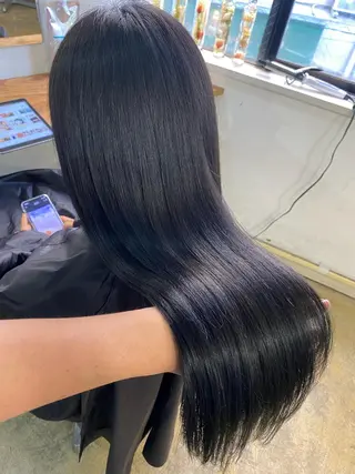 ロング カラー 和歌山髪質改善 那須優太のヘアスタイル