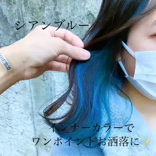 ミディアム カラー 艶髪と透明感を ‼️/若林のヘアスタイル