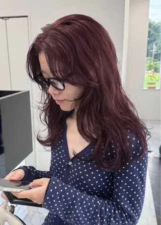 カラー marin /カットモデルのヘアスタイル