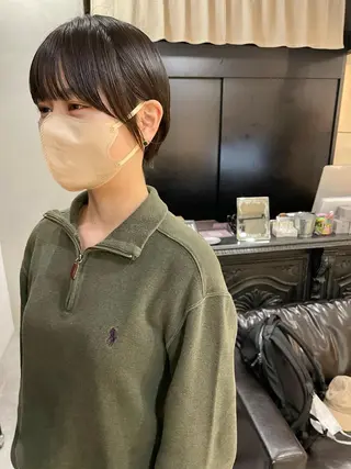ショート カラー ショート・ボブ ・ウルフ✂︎IMAIのヘアスタイル