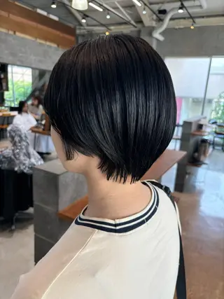 ショート カラー パーマ ヘアアレンジ 押切 響　のヘアスタイル
