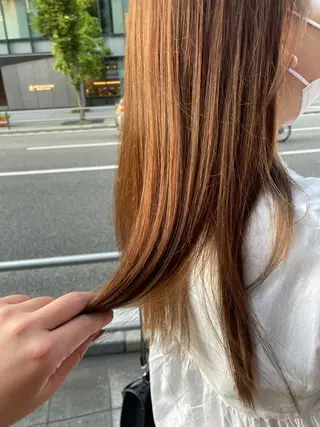 ロング れな/Zina博多 トレンド/顔周りのヘアスタイル