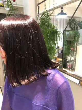 ミディアム カラー 🟩くすみカラー/ボ ブ/ショート/大司のヘアスタイル