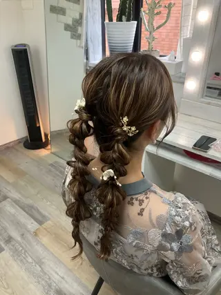 ヘアアレンジ 似合わせヘア🪄 可愛くて安い♡ここあのヘアスタイル