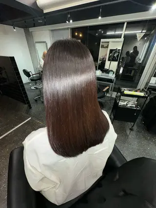 ロング パーマ 髪質改善⭐️縮毛矯正 中野⭐️Rinaのヘアスタイル