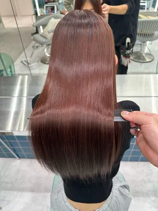 ロング ✨縮毛矯正✨レイヤー ホウダカズヒロのヘアスタイル