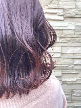 ミディアム カラー 透明感カラーブリーチ 🌼シゲモトアヤ🌼のヘアスタイル