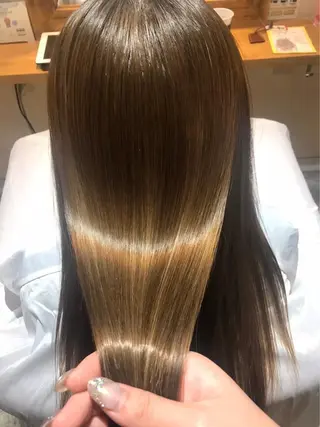 ロング カラー 髪質改善 /絹髪🫧ゆたかのヘアスタイル