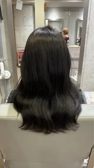 セミロング RUKA👱🏻 メンズカットパーマのヘアスタイル