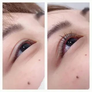 マツエク・マツパ 似合わせまつパ× 透け感カラー/ゆりのマツエク・マツパデザイン