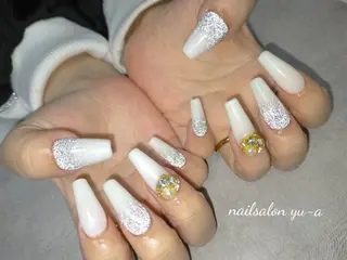 ネイル yu-a  スカルプ ネイルakiのネイルデザイン
