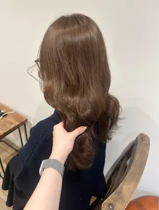 ロング カラー ヘアアレンジ Himawari♡ 柔らかいカラーのヘアスタイル