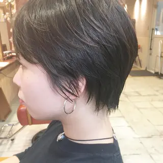 ショート カラー 落合 優樹のヘアスタイル