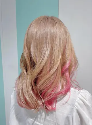セミロング 原 千景のヘアスタイル