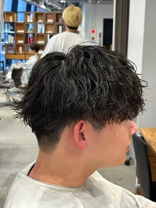 パーマ ルーズ/シャドウパー マ/似合わせカットのヘアスタイル