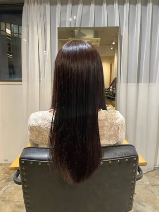 カラー 山崎 彩音のヘアスタイル