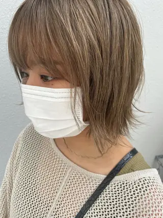 ミディアム C’LD hair produce /シールドヘア所属・モテ髪/ボブ/ショー ト/アダチフウトのヘアスタイル