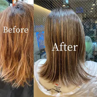 ミディアム CASA 祇園四条のヘアスタイル