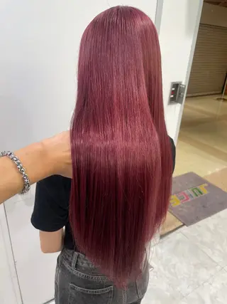 セミロング カラー 大人っぽ♡上品な暖色 ♡ブリーチなし♡のヘアスタイル