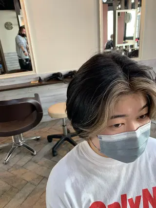 ショート カラー メンズサロン ANSWERのヘアスタイル