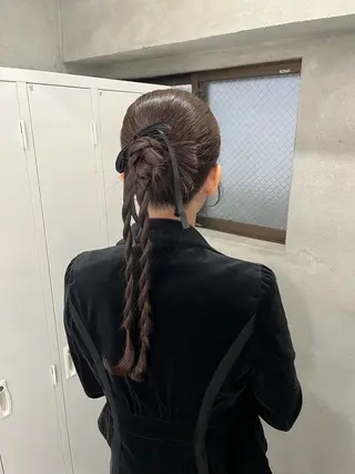 sena⌇ベージュ⌇ ブリーチなしWカラーのヘアスタイル