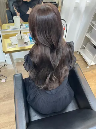 ロング カラー キッズ オリーブカラー 特化　　kaiのヘアスタイル