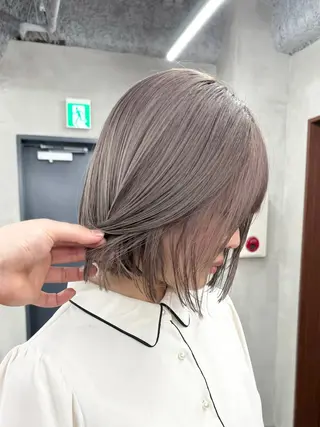 ミディアム カラー 似合わせカット/ ハイトーン/aoiのヘアスタイル