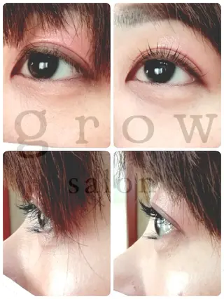 マツエク・マツパ grow salon所属・アイリスト TOMOMIのマツエク・マツパデザイン