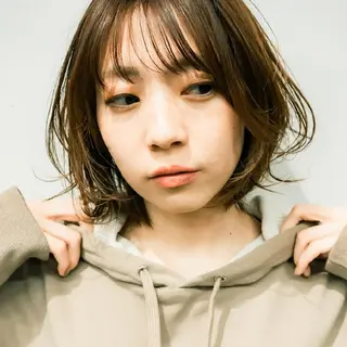 ショート 天王寺韓国ヘア 小山歓実のヘアスタイル