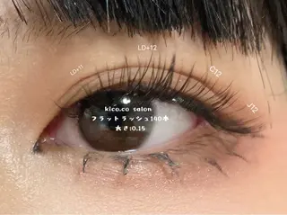 マツエク・マツパ kico.co salonのマツエク・マツパデザイン