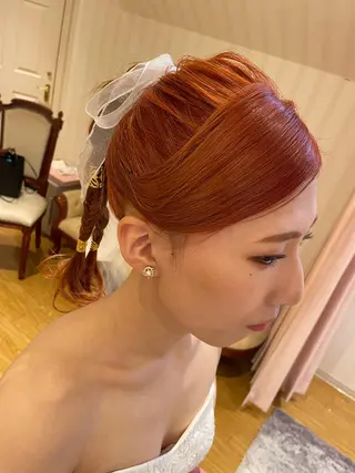 ヘアアレンジ オノ アカネのヘアスタイル