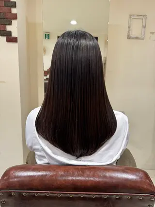 セミロング 髪質改善メニュー 長井 美佐子のヘアスタイル